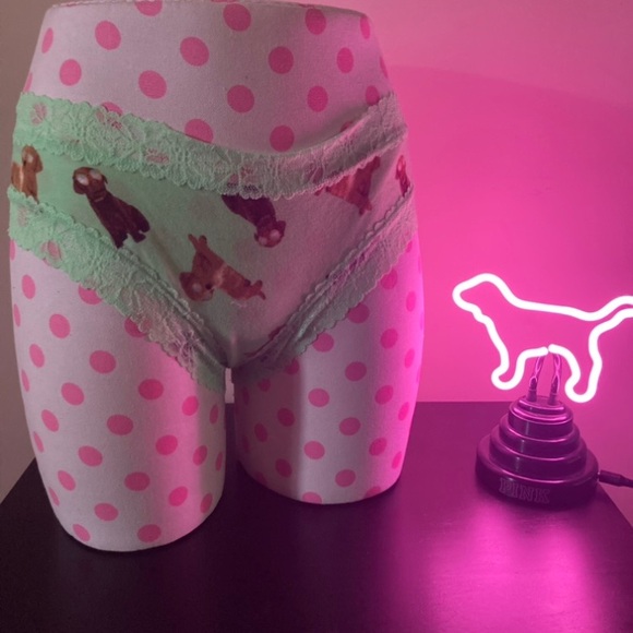 PINK Victoria’s Secret Puppy Dog Sunglasses Panty Size Extra Large VsPink NWT - Picture 11 of 11